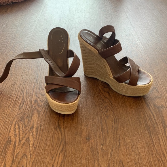 YSL Wedges (Reposhed) - Picture 1 of 4